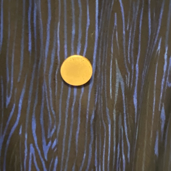 Diane Von Furtensberg- gold button shirt dress - Picture 5 of 7